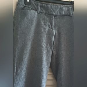 Mossimo Size 4 Grey Skinny Stretch Cropped Dress Pants